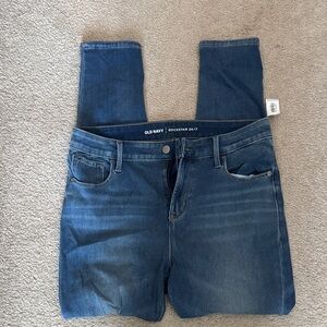 Old Navy Women's Dark Blue Skinny Jeans
